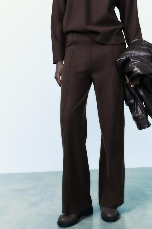 SOFT STRAIGHT-LEG TROUSERS